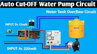 Stop Wasting Water! Build an Auto Cut-Off Pump Circuit (BT136 + Relay)