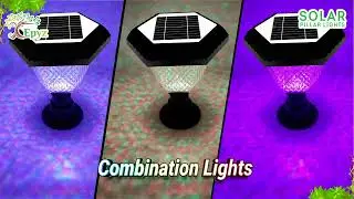 Epyz Solar Pillar Light Hexagon