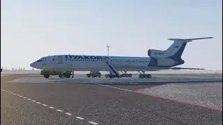 PLK505 UMKK (Khrabrovo) - UNOO (Omsk) Tu-154M RA-85835 Vatsim
