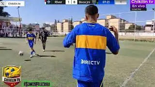 River 🆚 boca jrs final juvenil,,liga el árbol