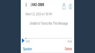 voicemail 03/22/2020, 1:35 PM