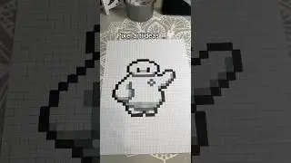 Pixel art ideas 🏥🤍 #pixelartideas #art #pixelart #baymax #disney #fyp #bighero6