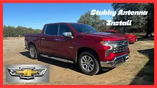 The Stubby Antenna Install on 2023 Chevrolet Silverado LTZ 6.2