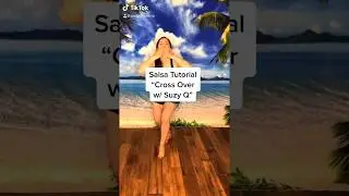 TikTok Salsa Ladies Styling No. 27 Salsa Dance Cross Over w/ Suzy Q Step 💃📲