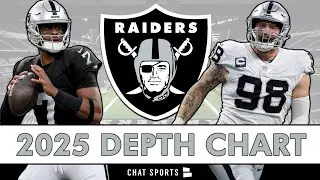 Las Vegas Raiders Depth Chart 2025 | Full Breakdown & Analysis After The NFL Draft & UDFA Signings