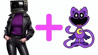 TV Woman + CatNap = ??? | Skibidi toilet LEXV27 animation meme
