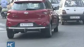 India applies odd even scheme for cars
