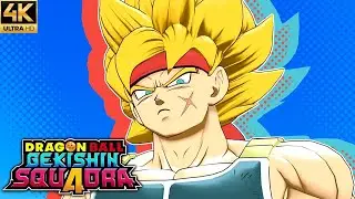 Dragon Ball Gekishin Squadra - SS Bardock All Supers, Skins, Intros & Emotes (4K 60FPS)