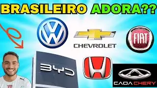 TOP 5 MARCAS de CARRO MAIS AMADAS pelos BRASILEIROS em 2025