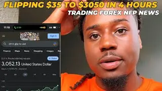 Превратите $35 в $3050 за 4 часа: раскрыты секреты торговли на Forex NAS/GOLD | ThaFlipKing