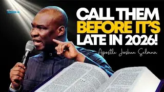 Many Believers Will Fail in 2026 Because of This One Mistake | Apostle Joshua Selman