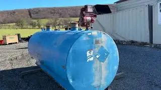 1250 Gallon Bulk Fuel Tank Skid Mount With Fill-Rite 20 GPM 115 Volt Pump For Sale Double Wall