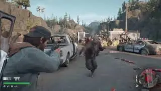 Days gone  (clearing a horde of 400 freaks)
