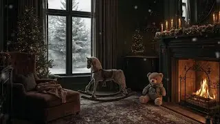 Cozy Christmas Lullaby for Baby Sleep 🎄✨ | 1 Hour Soothing Music & Brown Noise