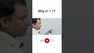 Why x^0 = 1? #maths #shorts #foryou #onlinelearning #guidance #viral
