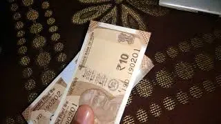 New Currency Of Ten 10 Rupees Notes Original Details Review
