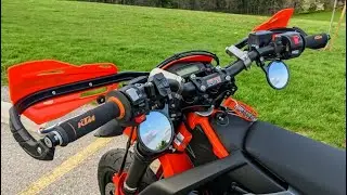 KTM 690 SMC R / Enduro R Handguards - Zeta PRO Armor Handguard Review
