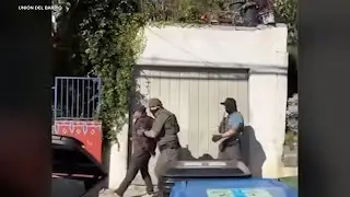At least a dozen people arrested in ICE raids across LA over the weekend