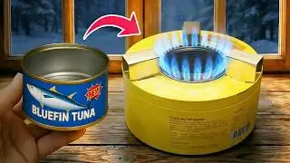 No Gas, No Wood 😱!! This DIY Tin Can Stove Gives Serious Heat All Winter 🔥❄️