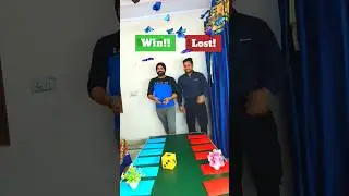 Exciting Color Dice Challenge, Who Reaches The Finish Line First |#partygames #funnyfamily #shorts