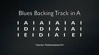 12 Bar Blues Backing Track in A Major