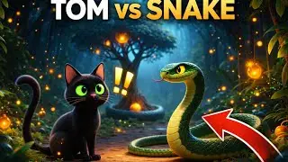 Chuha Tom aur Billi Mimi ki Badi Dosti | Hindi Kahani Cartoon for Kids | Moral Story in Hindi 🖤