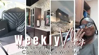 Weekly Vlog | New Luxury Item ft. Kitlife | Come to Work with Me | Jag ByDesign #kitlife #design