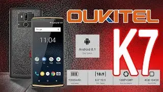Oukitel K7 - Full HD+,6 дюймов,4/64Гб,10000мАч