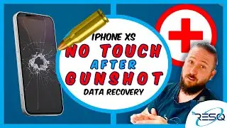 iPhone XS БЕЗ КАСАНИЯ ПОСЛЕ ВЫСТРЕЛА &mdash; СИЛЬНЫЙ УДАР &mdash; ВАЖНЫЕ ДАННЫЕ &mdash; ВОССТАНОВЛЕНИЕ ДАННЫХ БЕЗ КАСАНИЯ