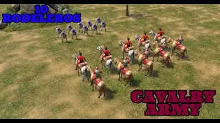 Age of Empires III  Definitive Edition Cavalry army vs 10 Rodeleros