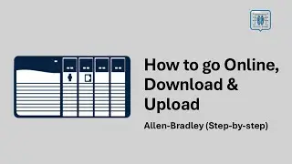 How to Go Online, Download & Upload | Studio5000 #instrumentation #studio5000 #plc #automation