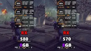 RX 580 8GB vs RX 570 8GB - Test in 10 Games (Tested in 2025)