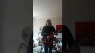 Soulful Rock Guitar #guitar #music #Gibson 355#Fender Mustang Amp