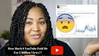 How Much Money YouTube Paid Me For 2 Million Views! YEAR 2 UPDATE! I WAS SURPRISED TOO HONESTLY 😱