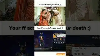 YOUR WIFE 😭YOUR FF ACCOUNT YOUR DEATH #skylordlegend #freefire #teamfx