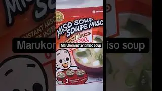 Marukome instant miso soup! 🇯🇵  