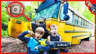 В ЗАБРОШЕННОМ ШКОЛЬНОМ АВТОБУСЕ ОБНАРУЖЕНО СЕКРЕТНОЕ УСТРОЙСТВО СЛЕЖЕНИЯ! (Шпионские гаджеты в ре...