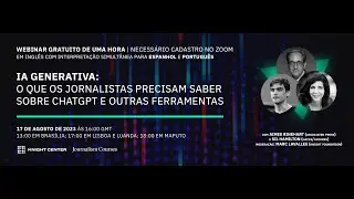 IA Generativa: O que os jornalistas precisam saber sobre ChatGPT e outras ferramentas
