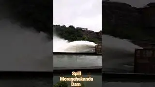 මොරගහකන්ද දෙවනත් වෙයි 😱😱🥶🥶 Spill Moragahakanda Dam #moragahakanda #dam #environment