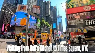 Walking from Hell&rsquo;s Kitchen to Times Square, NYC | Election Day Vibes (Nov 4, 2025)