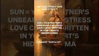 SUN = YOUR PARTNER&rsquo;S UNBEARABLE MISTRESS LOVE CURSE - WRITTEN IN YOUR CHART&rsquo;S HIDDEN KARMA