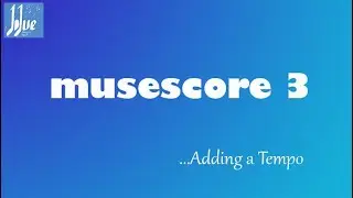Musescore &mdash; добавление темпа