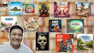 รีวิวบอร์ดเกมประจำเดือน มกราคม Apex legends, la granja, golem, skarla brae, keep the heroes out