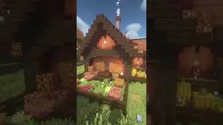 Minecraft: Autumn House (full tutorial in comments) #shorts