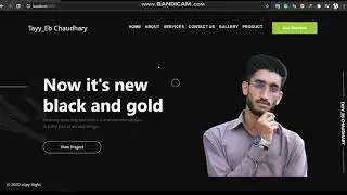 Tayy_Eb Chaudhary Portfolio Website Template