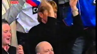Stuart McCall in the stands on Helicopter Sunday