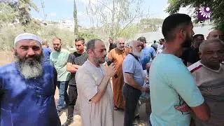 تشييع جثامين الشهداء الأربعة في مخيم نور شمس