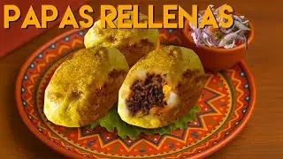 Papas Rellenas Perfectas | Fritas y al Air Fryer | Receta Paso a Paso