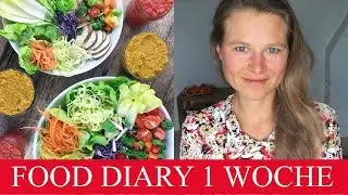 MEIN ESSEN FUE  R 1 WOCHE NACH MEINEM ERNAEHRUNGSUPDATE  |   FOOD DIARY  |    ROHKOST IM WINTER