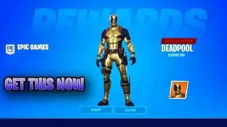 Deadpool Week 9 Rewards |Golden Deadpool Skin|GameXplosion| (Fortnite Battle Royale)